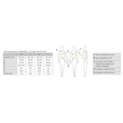 Colete de proteção Komperdell Frontzip Slim Colete de proteção Komperdell Frontzip Slim