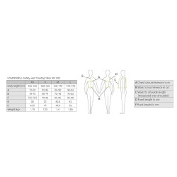 Colete de proteção Komperdell Frontzip Slim Colete de proteção Komperdell Frontzip Slim