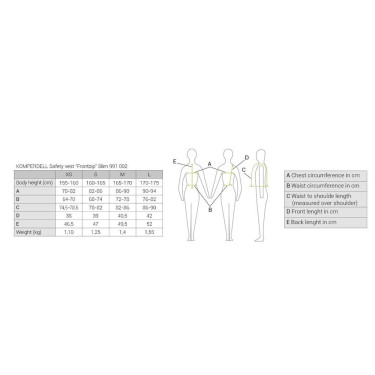 Colete de proteção Komperdell Frontzip Slim Colete de proteção Komperdell Frontzip Slim