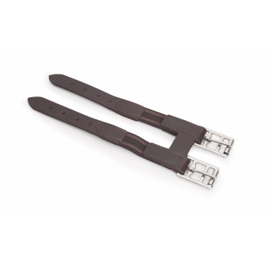 Extensor de cilha elástico Shires Velociti Gara Castanho