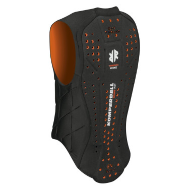 Dorsal Komperdell Junior Preto / laranja Multicolor