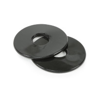 Rondelas de mordedor em silicone Shires Preto