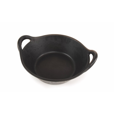 Balde de alimentação de borracha Shires Ezi-Kit Preto