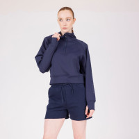 Short moletom React Shires Aubrion Meia-noite Azul