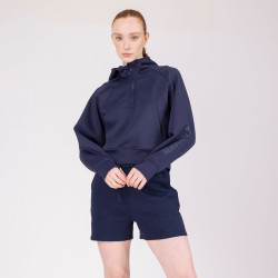 Short moletom React Shires Aubrion Meia-noite Azul