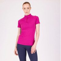 Camisola interior de manga curta React Shires Aubrion Fúcsia Rosa