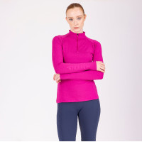Camisola térmica de manga comprida React Shires Aubrion Fúcsia Rosa
