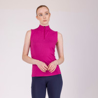 Camisa térmica sem mangas React Shires Aubrion Fúcsia Rosa