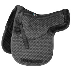Tapa-sela semi-forrado Shires Arma Preto