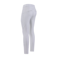 Legging de equitação Euro-Star Maxi FullGrip mulher Branco