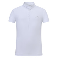 Polo de competição de manga curta Euro-Star Isabeau infantil Branco Polo de competição de manga curta Euro-Star Isabeau infantil Branco