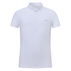 Polo de competição de manga curta Euro-Star Isabeau infantil Branco Polo de competição de manga curta Euro-Star Isabeau infantil Branco
