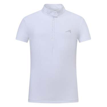 Polo de competição de manga curta Euro-Star Isabeau infantil Branco Polo de competição de manga curta Euro-Star Isabeau infantil Branco
