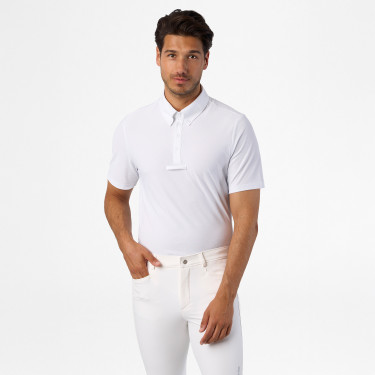 Pólo de competição de manga curta Euro-Star Marlon para homem Branco Pólo de competição de manga curta Euro-Star Marlon para homem Branco