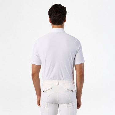 Pólo de competição de manga curta Euro-Star Marlon para homem Branco Pólo de competição de manga curta Euro-Star Marlon para homem Branco