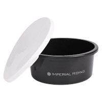 Balde comedouro com tampa 2L Imperial Riding Basic Preto