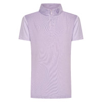 Camiseta de manga curta infantil Imperial Riding Jamy em rede Glicina Violeta
