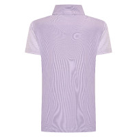 Camiseta de manga curta infantil Imperial Riding Jamy em rede Glicina Violeta