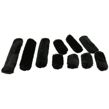 Conjunto para cabresto Equithème Teddy Preto