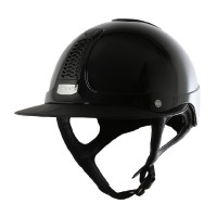 Capacete Antares Precision Premium viseira Eclipse Preto / preto / cromado / preto
