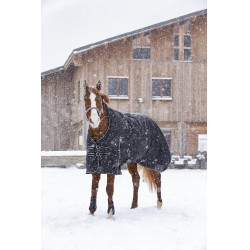 Capa Riding World Oxford impermeável forrada com lã polar Capa Riding World Oxford impermeável forrada com lã polar