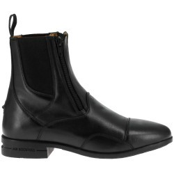 Botas em couro Equithème EK-Duozip Preto Botas em couro Equithème EK-Duozip Preto