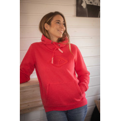 Sweat Pénélope Louison mulher Vermelho fluorescente