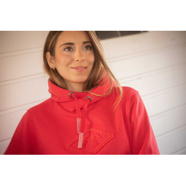 Sweat Pénélope Louison mulher Vermelho fluorescente