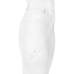 Calças de equitação femininas Equithème Elsa com silicone