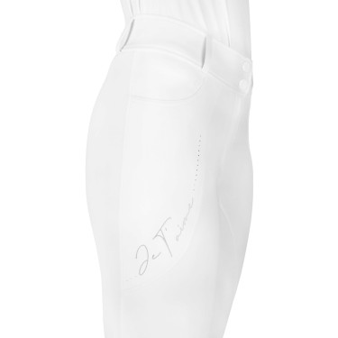 Calças de equitação femininas Equithème Elsa com silicone