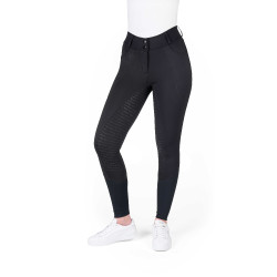 Calças de equitação femininas Equithème Elsa com silicone