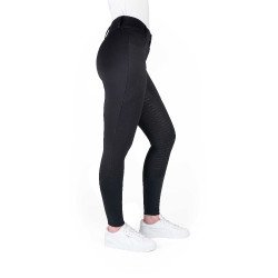 Calças de equitação femininas Equithème Elsa com silicone