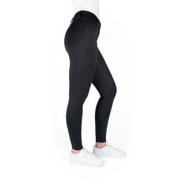 Calças de equitação femininas Equithème Elsa com silicone