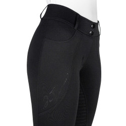 Calças de equitação femininas Equithème Elsa com silicone