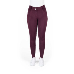 Calças de equitação femininas Equithème Elsa com silicone