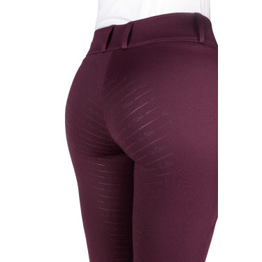 Calças de equitação femininas Equithème Elsa com silicone