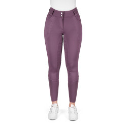 Calças de equitação femininas Equithème Elsa com silicone