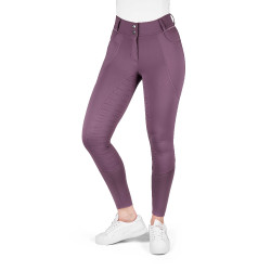 Calças de equitação femininas Equithème Elsa com silicone