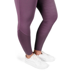 Calças de equitação femininas Equithème Elsa com silicone