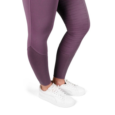 Calças de equitação femininas Equithème Elsa com silicone