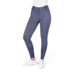 Calças de equitação femininas Equithème Elsa com silicone