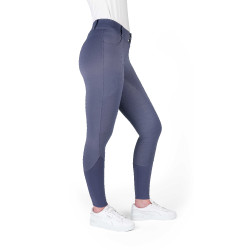Calças de equitação femininas Equithème Elsa com silicone