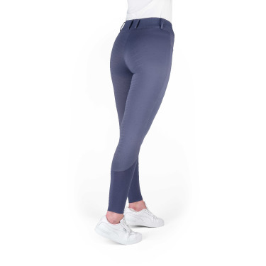 Calças de equitação femininas Equithème Elsa com silicone