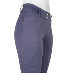 Calças de equitação femininas Equithème Elsa com silicone