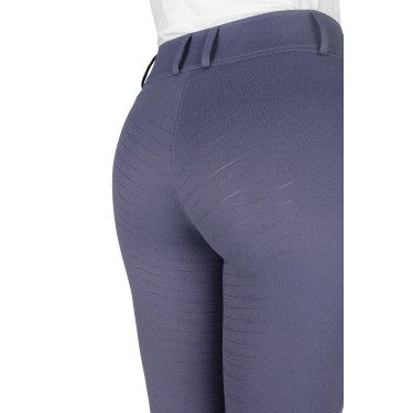 Calças de equitação femininas Equithème Elsa com silicone