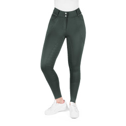 Calças de equitação femininas Equithème Elsa com silicone