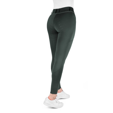 Calças de equitação femininas Equithème Elsa com silicone