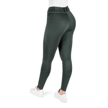 Calças de equitação femininas Equithème Elsa com silicone