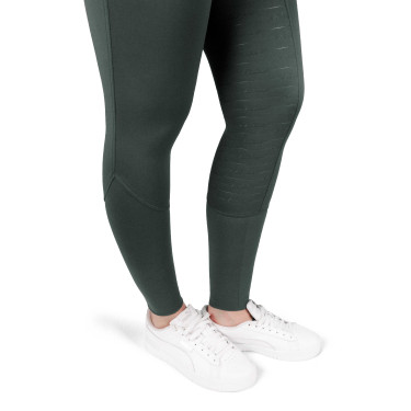 Calças de equitação femininas Equithème Elsa com silicone