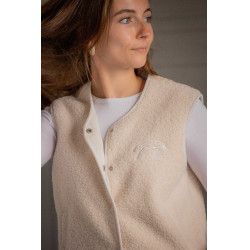 Colete fleece equitação mulher Pénélope Charline